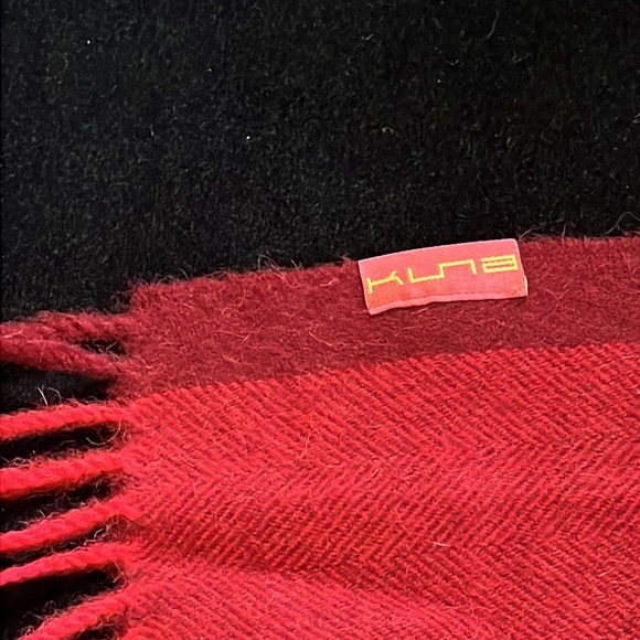 Accessories - KUNA Red scarf 100%Baby Alpaca